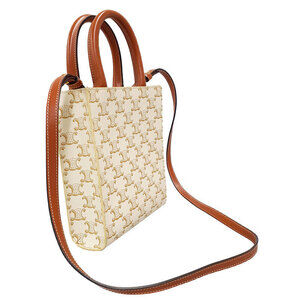Celine Canvas Cabas Vertical Triomphe Bag